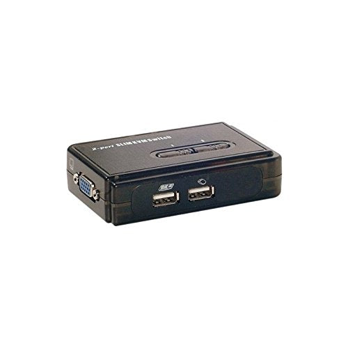 Pocket switch KVM VGA/USB 2 Ports avec câbles