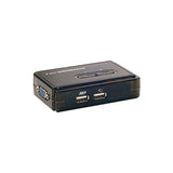 DEXLAN Pocket switch KVM VGA/USB 2 Ports avec câbles