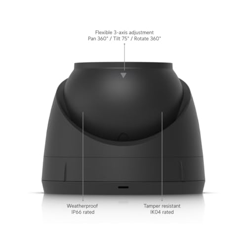 Ubiquiti UVC-G5-Turret-Ultra-B Caméra G5 Turret Ultra (Noir)