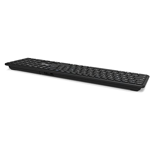 PORT DESIGNS Rechargeable Bluetooth Keyboard Ultra Slim and Elegant Design Rechargeable Battery 10meters Bluetooth range Compatible