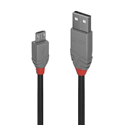 LINDY Câble USB 2.0 type A vers Micro-B Anthra Line 5m