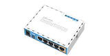 Mikrotik hAP Blanc Connexion Ethernet, supportant l'alimentation via ce port (PoE)