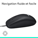 Logitech® Mouse M100 - BLACK - EMEA