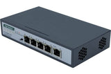 DEXLAN Switch 5 Ports Gigabit dont 2 PoE++ 90W et 2 PoE+ 30W - Budget PoE 140W