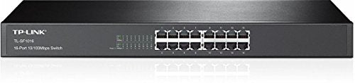 Switch réseau TP-Link 16 ports RJ45 10/100 rackable 19"