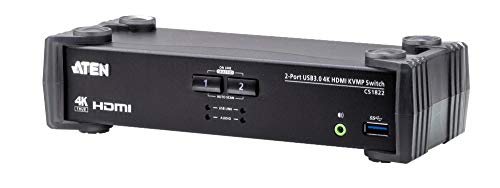 ATEN CS1822-AT-G commutateur écran, clavier et souris Noir
