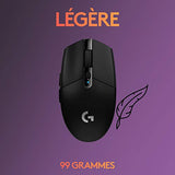 LOGITECH G G305 Mouse optical 6 buttons wireless 2.4 GHz USB wireless receiver black