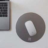 XTREMEMAC Tapis de souris rond en aluminium Gris