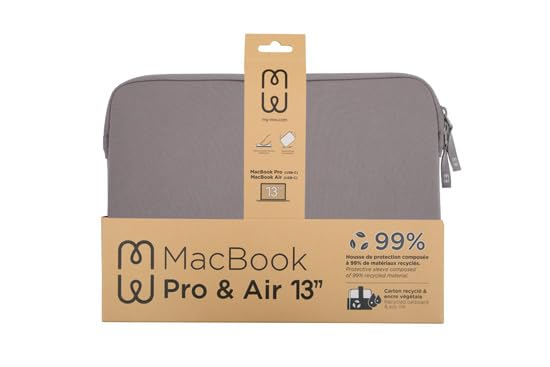 MW-SLEEVE MBP/AIR 13 BASICS LIFE GRY/WH