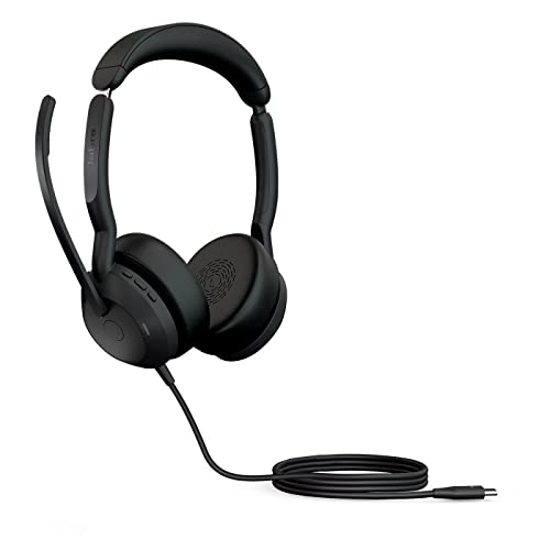 Jabra Evolve2 50 Casque Avec fil &sans fil Arceau Bureau/Centre d'appels USB Type-C Bluetooth Noir