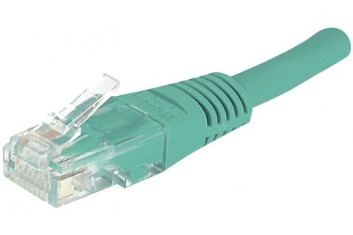 Cordon RJ45 catégorie 5e U/UTP vert CCA - 3 m