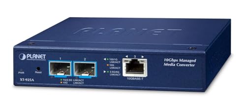Planet XT-925A Commutateur Optique Métallique SFP+ 1 Port Bleu