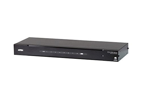 Répartiteur HDMI True 4K a 8 ports - HDMI - 8x HDMI - 4096 x 2160 pixels - Noir - Métal - 4K Ultra HD