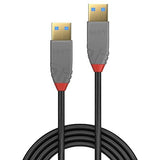 LINDY Câble USB 3.0 Type A Anthra Line 0.5m