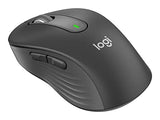 LOGITECH Signature M650 L for Business Mouse right-handed 5 buttons wireless Bluetooth 2.4 GHz Bolt USB receiver