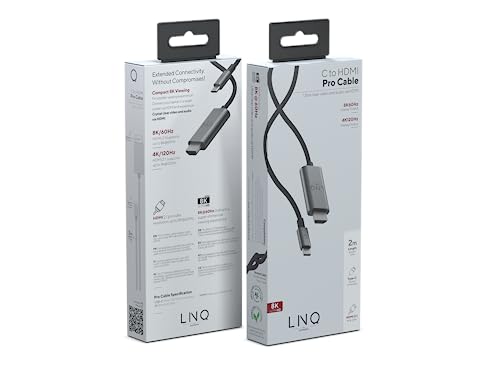 LINQ Cordon HDMI - USB Type-C 2 m