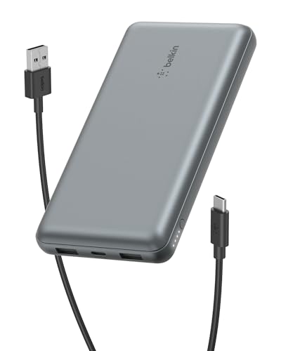 BELKIN Powerbank 20K 15W USB-C + 2 USB-A Bleu