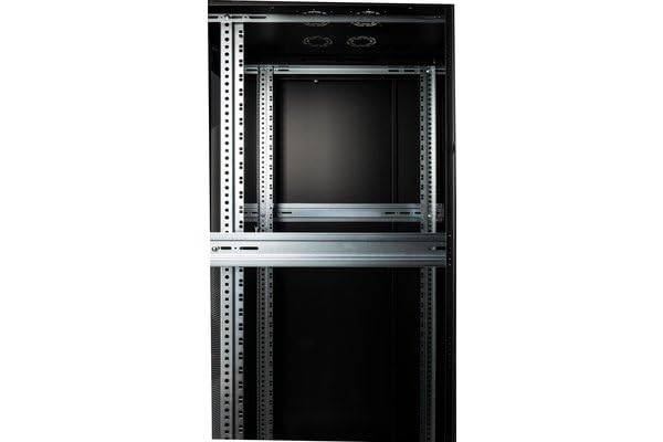 EKIVALAN Baie pro BEPF 42U 800 x 1200, 2 ventil, 2 ventil (noir) /en kit