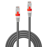 LINDY S/FTP Cat.6A Cable Grey 0.3m LSOH incl. Testprotocol