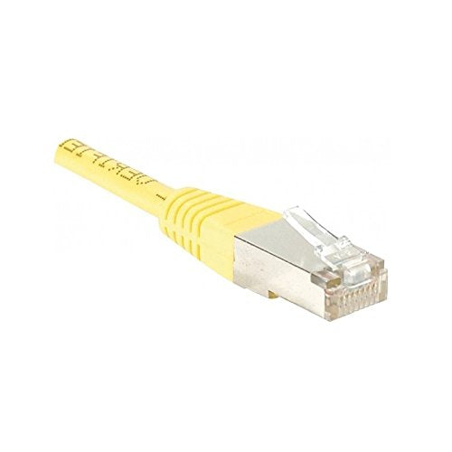 Cordon RJ45 catégorie 5e F/UTP jaune CCA - 10 m