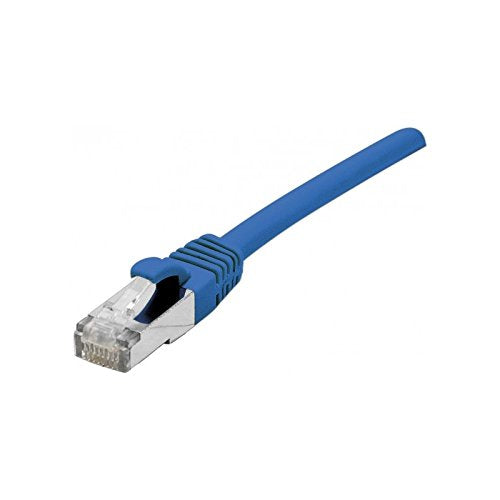 Cordon RJ45 catégorie 6A S/FTP LSOH snagless bleu - 10 m