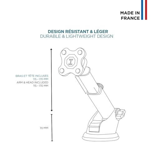 ENERGIA MOBILE Support de charge à ventouse 65 W