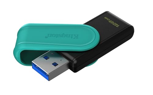 KINGSTON 128Go Portable USB 3.2 Gen 1 DataTraveler Exodia S Black/Turquoise