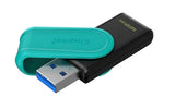 KINGSTON 128Go Portable USB 3.2 Gen 1 DataTraveler Exodia S Black/Turquoise