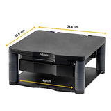 FELLOWES Graphite Monitor Stand Premium Plus (P)