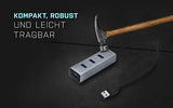 I-TEC USB 3.0 Metal HUB 4 port without power adapter ideal for Notebook Ultrabook Tablet PC supports Win und Mac OS