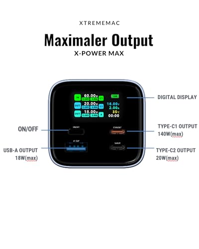 XTREMEMAC Powerbank ultra-puissante pour MacBook iPad et iPhone