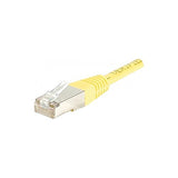 Cordon RJ45 catégorie 6 F/UTP jaune CCA - 50 m