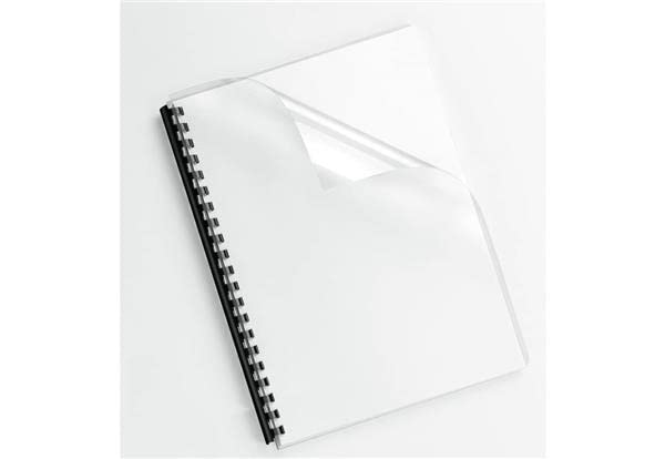 FELLOWES COUV A4 TRANSPARENT 180 MIC Pack de 100