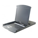 DEXLAN WorkStation LCD 19" Dual-Rail KVM 16 Ports VGA/USB +câbles