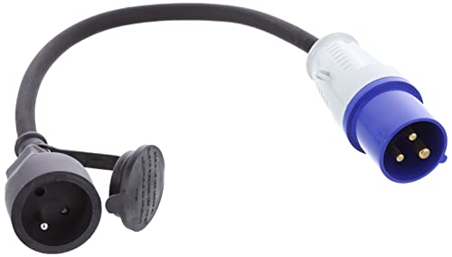 Adaptateur IEC 60309 mâle / CEE7 femelle