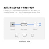 Mercusys ME60X prolongateur réseau Répéteur réseau Blanc 10, 100, 1000 Mbit/s