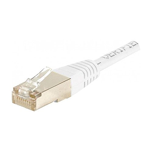 Cordon RJ45 catégorie 6 F/UTP blanc CCA - 7 m