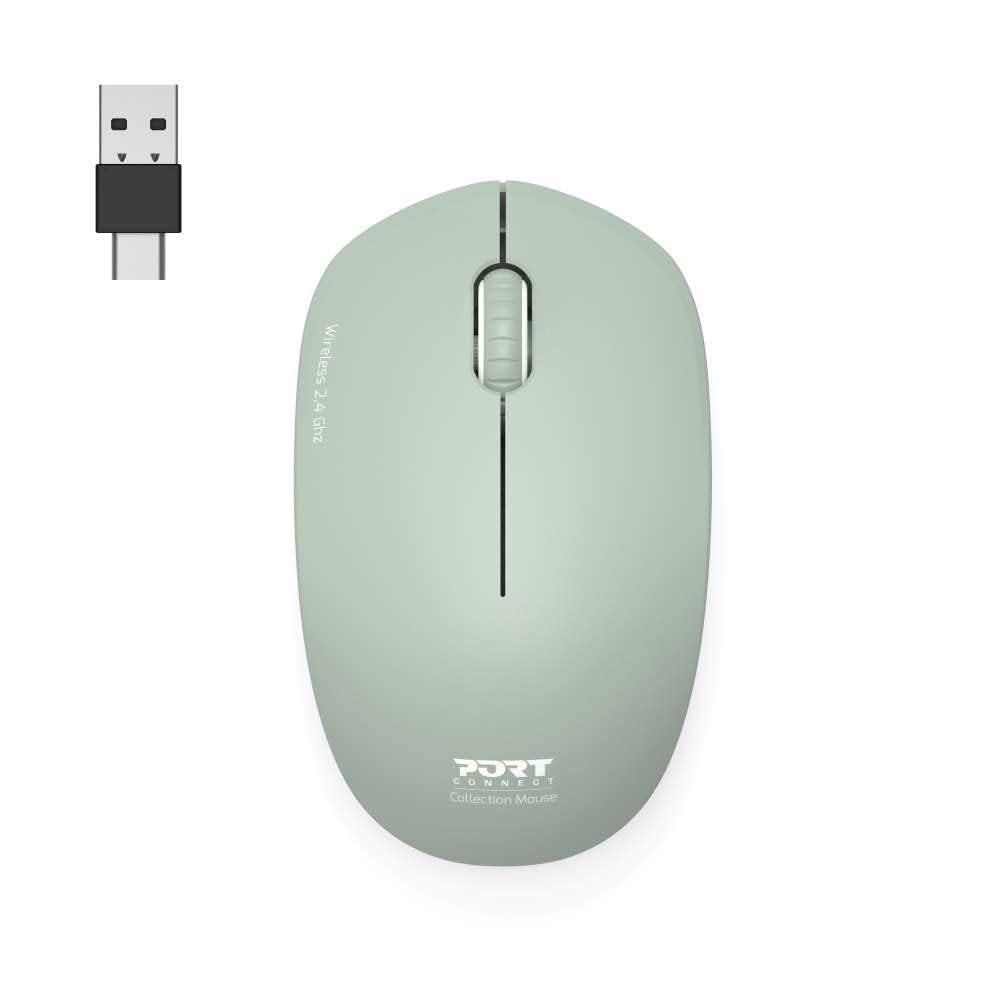 PORT DESIGNS Mouse Collection Wireless Olive