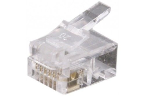 CONNECTEUR 6P6C RJ12 UTP TELEPHONIE LOT DE 50