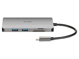 D-Link DUB-M810 station d'accueil Avec fil Thunderbolt 3 Argent