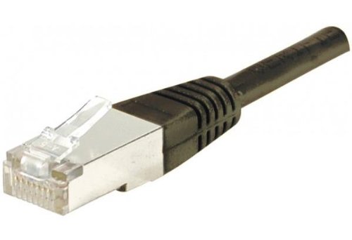 Cordon RJ45 catégorie 6 F/UTP noir - 2 m