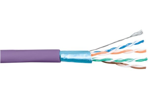 DEXLAN câble monobrin F/UTP CAT6 violet LS0H RPC Dca - 100 m