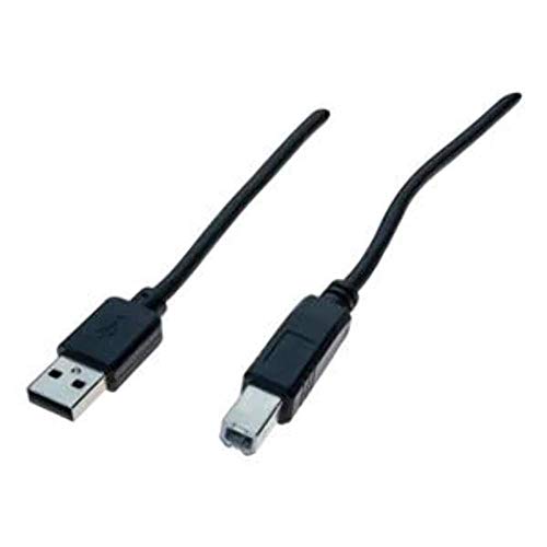 Cordon USB 2.0 type A / B noir - 5m