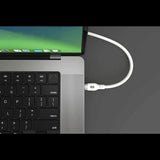 TARGUS HYPER 2M Silicone 240W USB-C Charging Cable - White