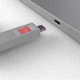 LINDY USB Type C Port Blocker Key - Pack of 4 Blockers Red