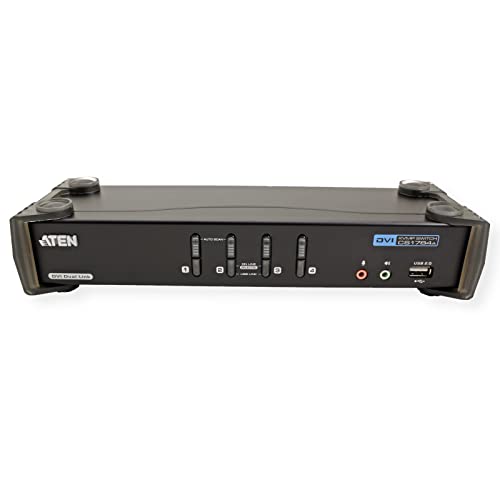 ATEN 4-Port USB DVI Dual Link/Audio KVMP Switch