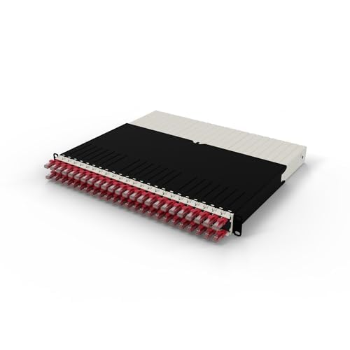 PATCHBOX ONE 24x CAT6A STP ROUGE 0,8 m 8U