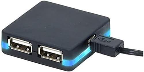 Hub USB 2.0 HighSpeed - 4 ports + LED