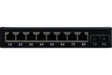 Switch 8 ports 10/100 et convertisseur fibre optique 100FX SC Monomode 25Km