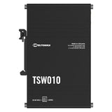 Teltonika TSW010 DIN Rain Switch 5 x Fast Ethernet (10/100) Connexion Ethernet, supportant l'alimentation via ce port (PoE) Noir
